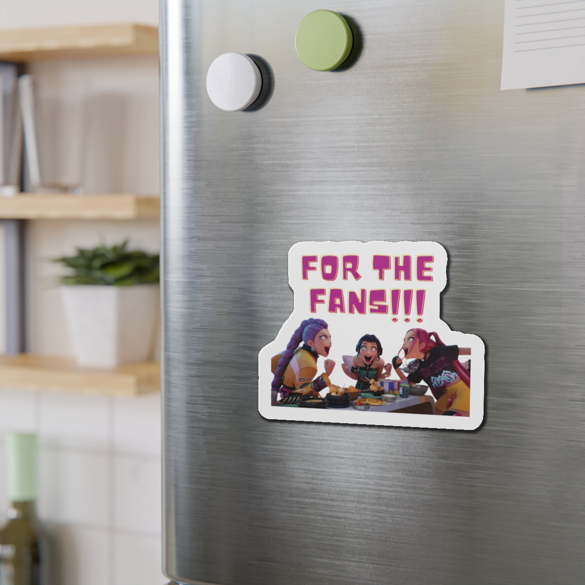 Kpop Demon Hunters Huntrix Rumi Mira Zoey For The Fans Magnet