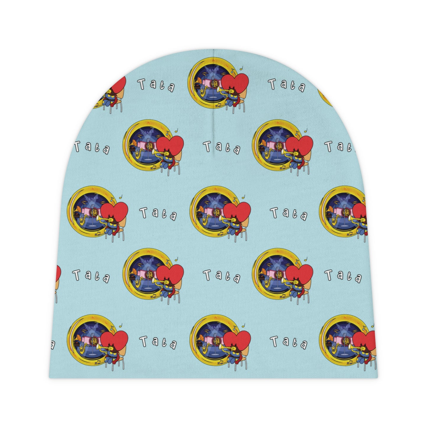 BT21 Tata Blue Baby Beanie Pattern