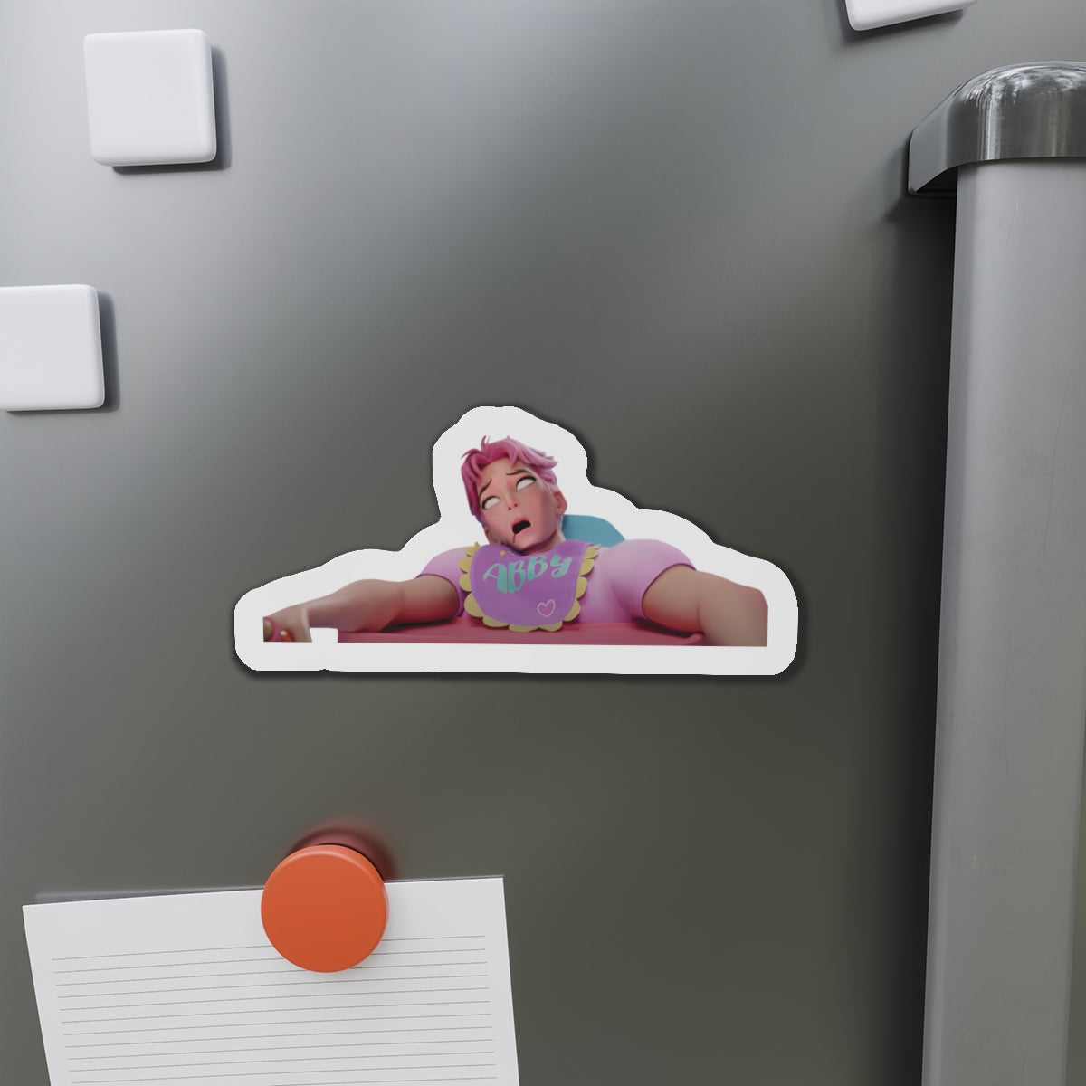 Kpop Demon Hunters Saja Boys Abby Hot Sauce Challenge Magnet