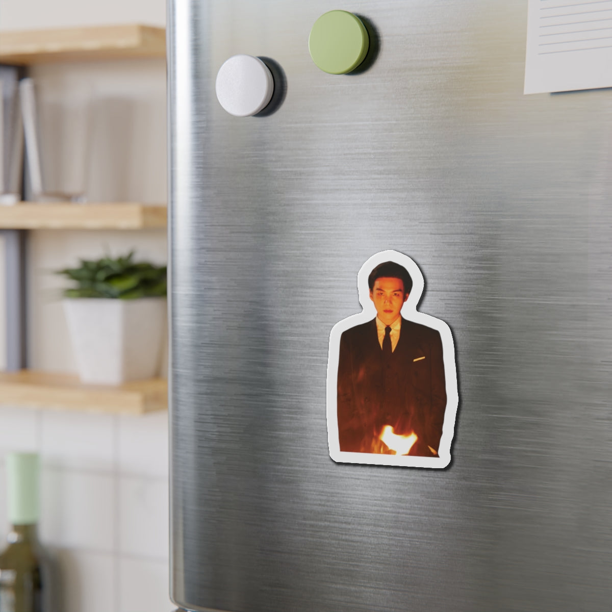 Yoongi August D D-Day Album Haegeum Standing By Fire Magnet