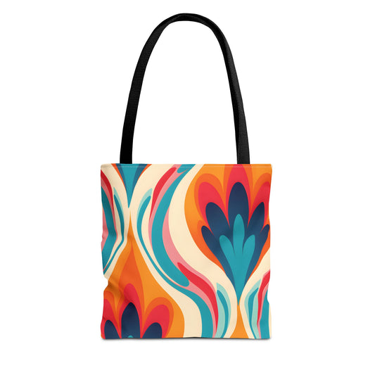 Retro Pattern Tote Bag Design 5