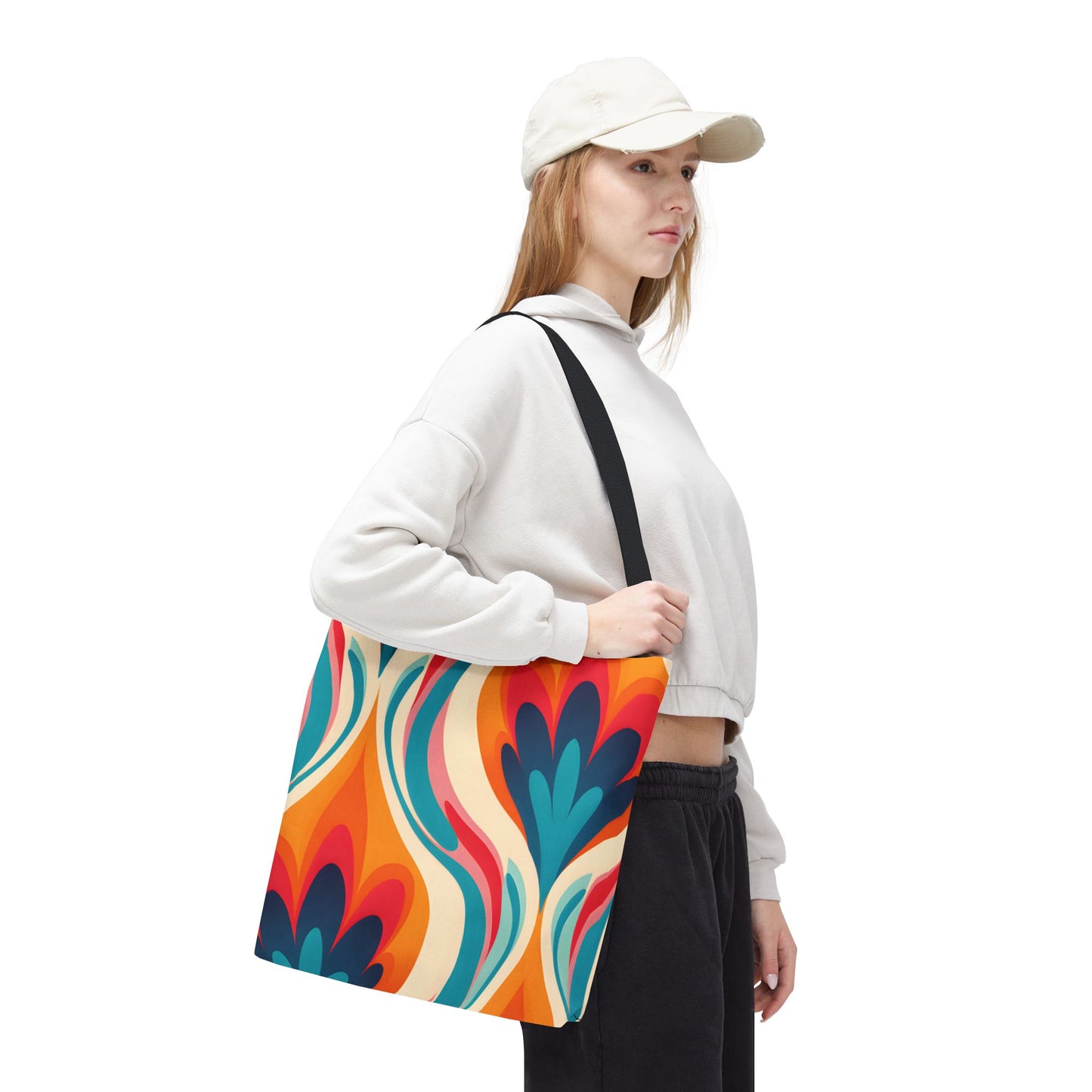 Retro Pattern Tote Bag Design 5