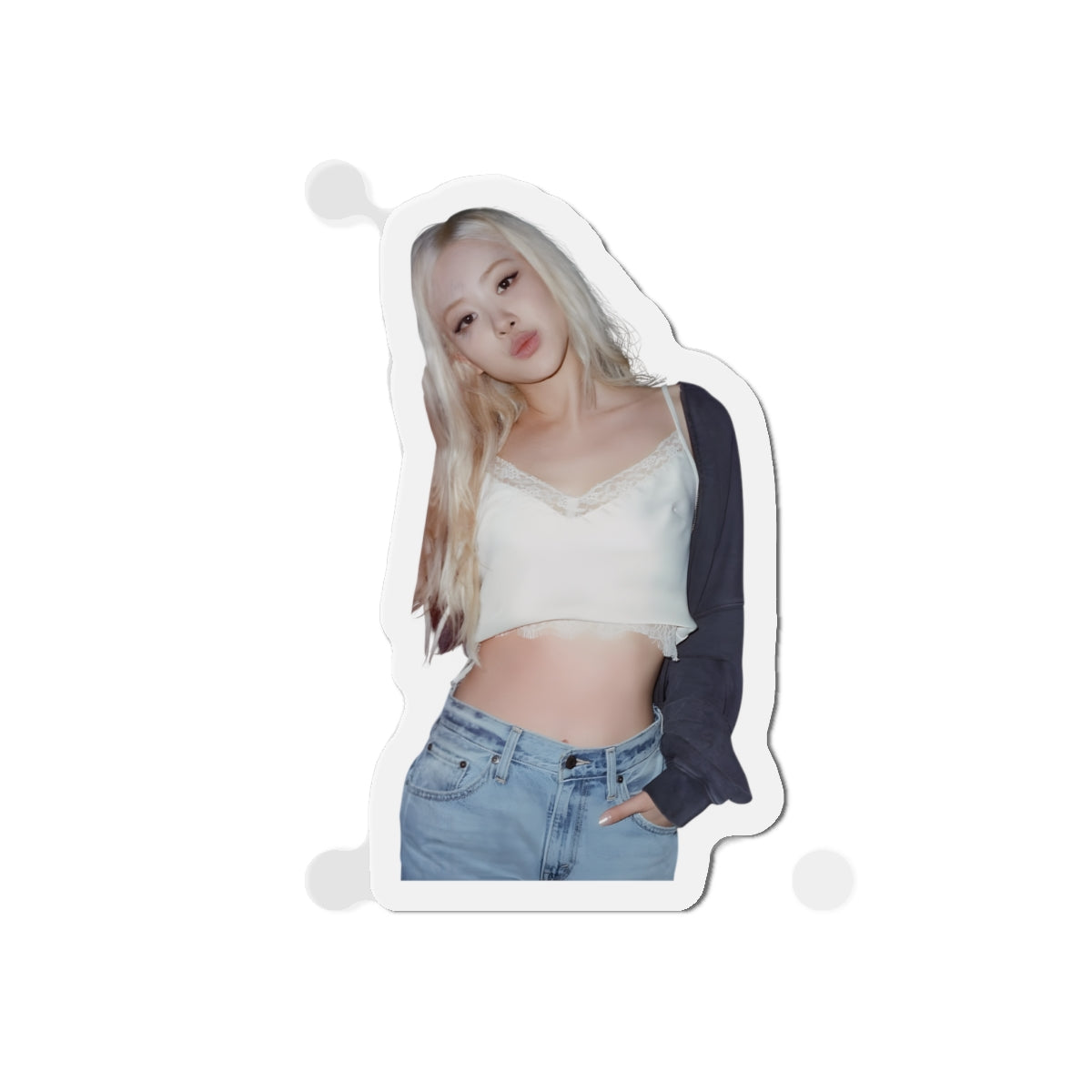 Rosé Park Blackppink Gift for Rosie Fans Magnet Design 4