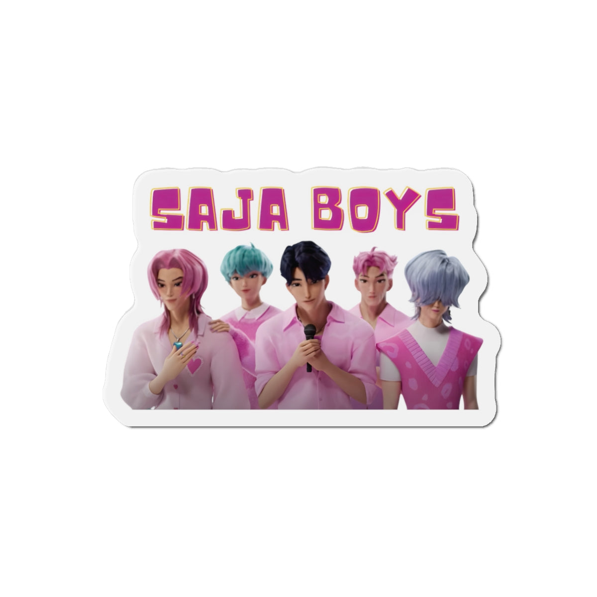 Kpop Demon Hunters Saja Boys Variety Show Magnet