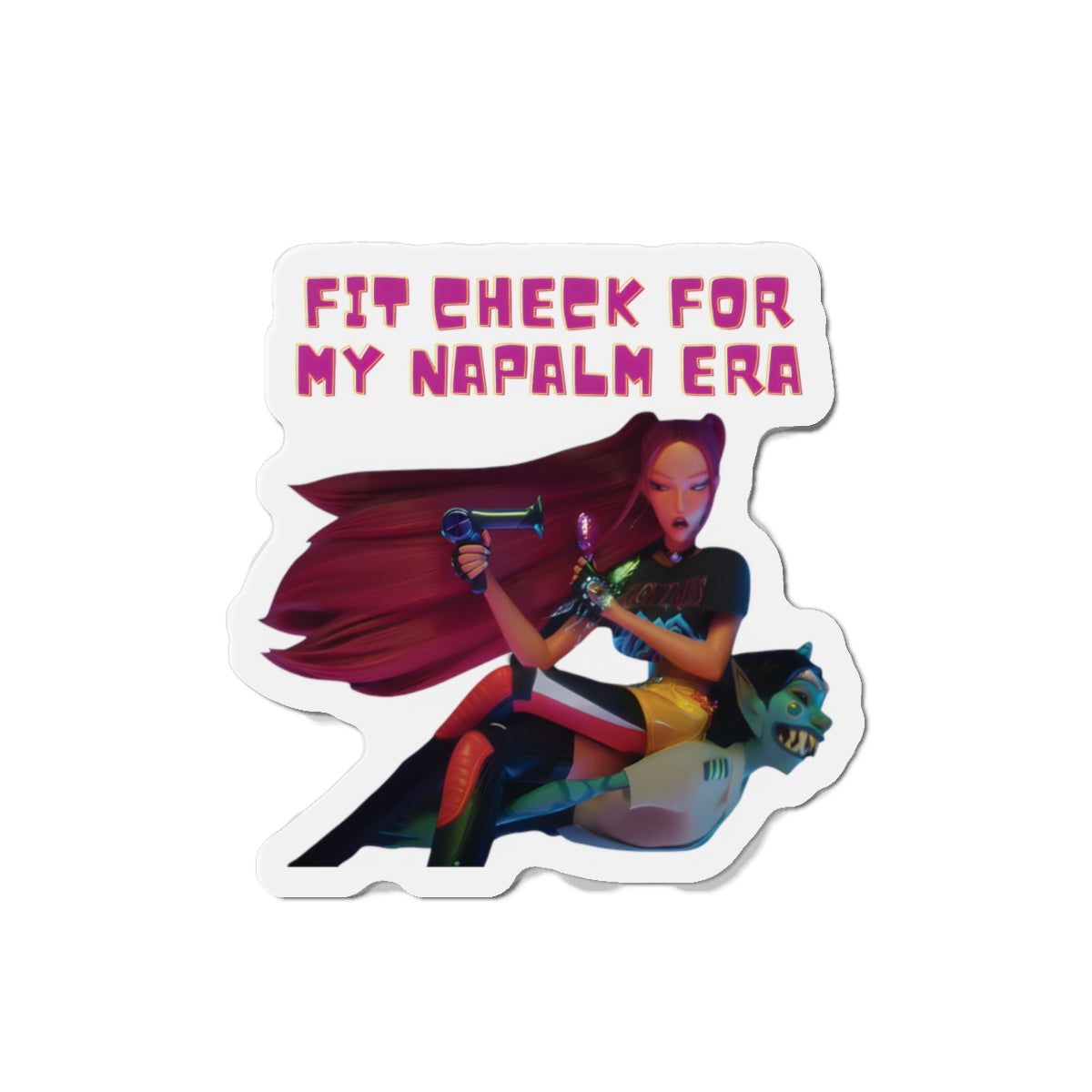 Kpop Demon Hunters Huntrix Mira Fit Check For My Napalm Era Magnet