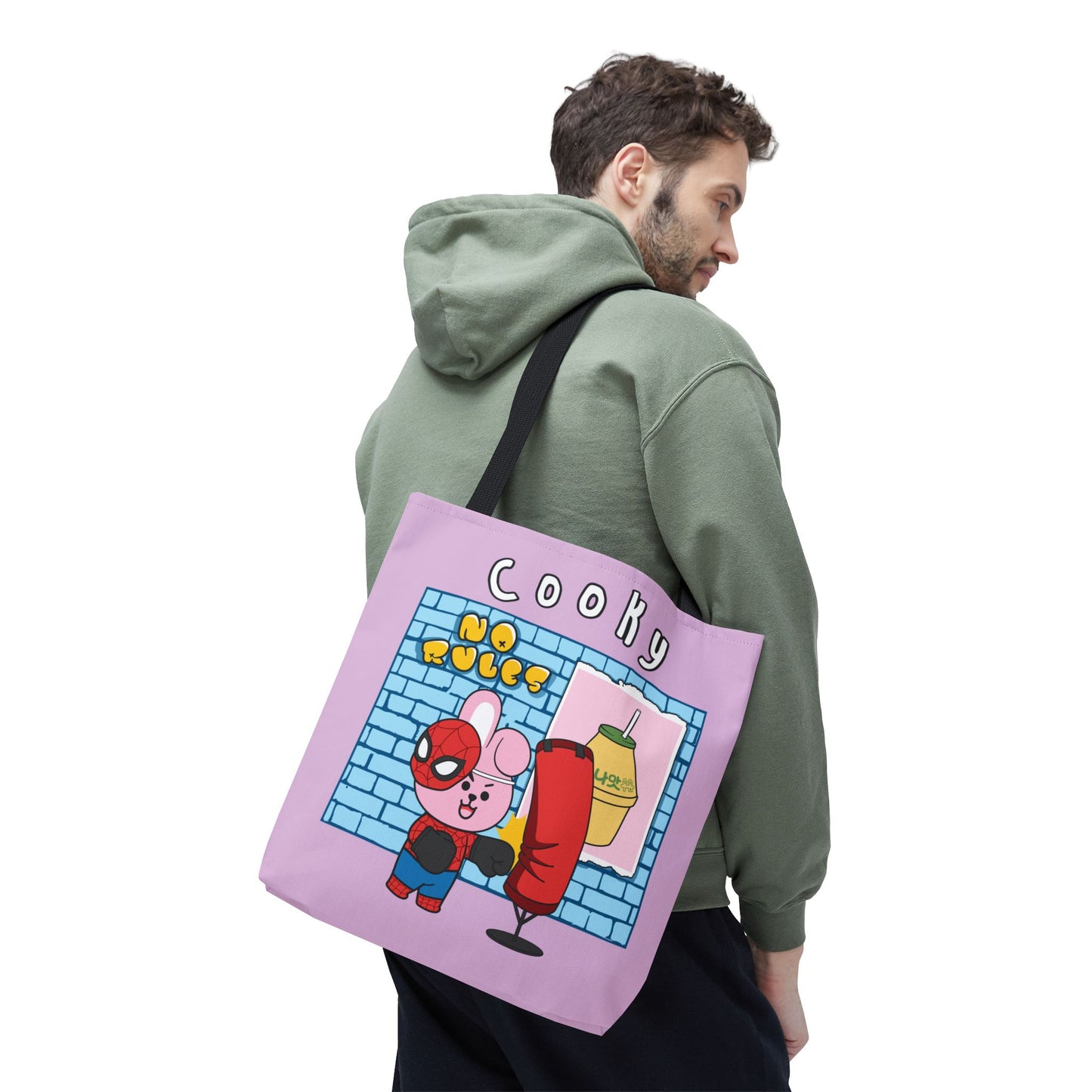 BT21 Cooky Purple Tote Bag Single Design