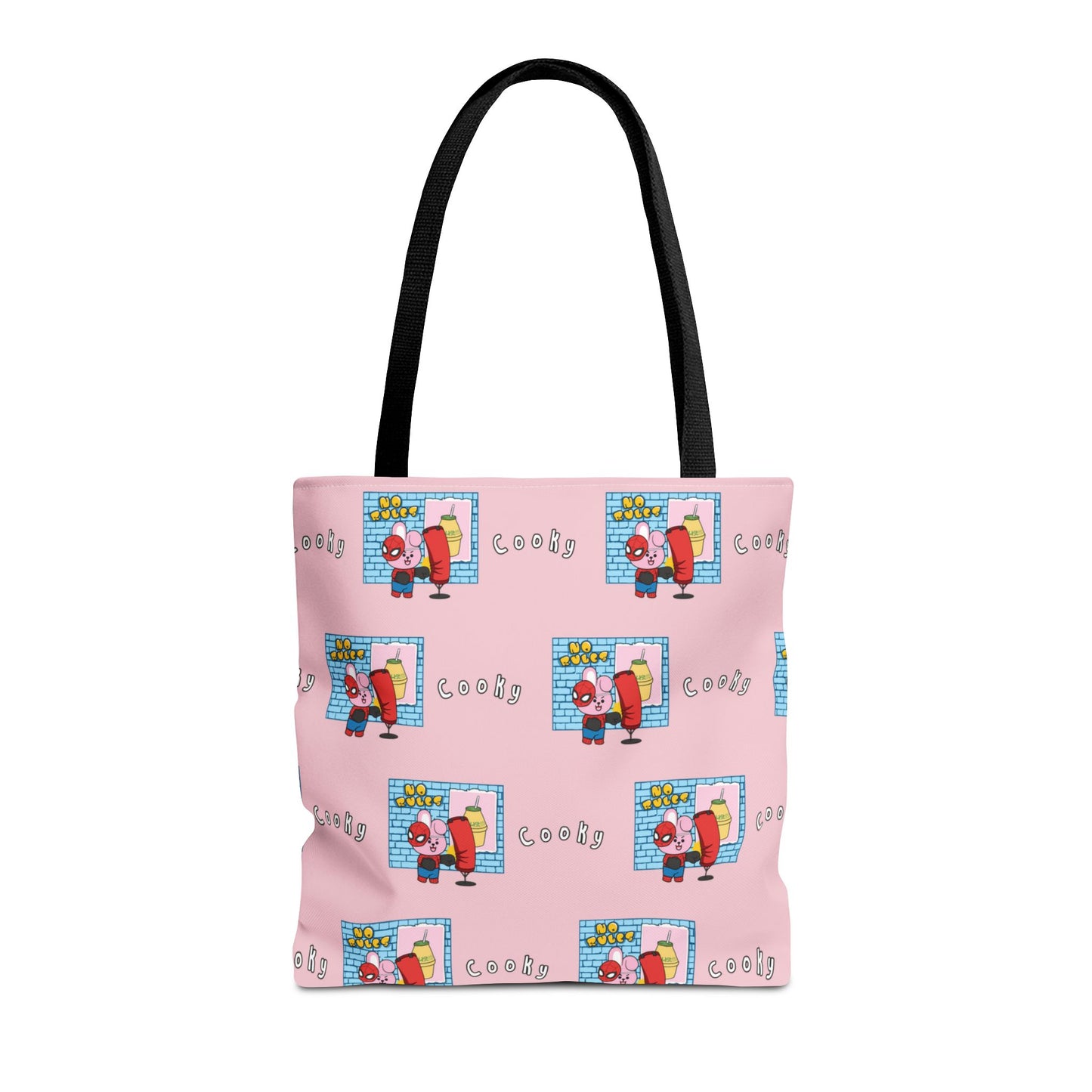 BT21 Cooky Pink Tote Bag Pattern Design