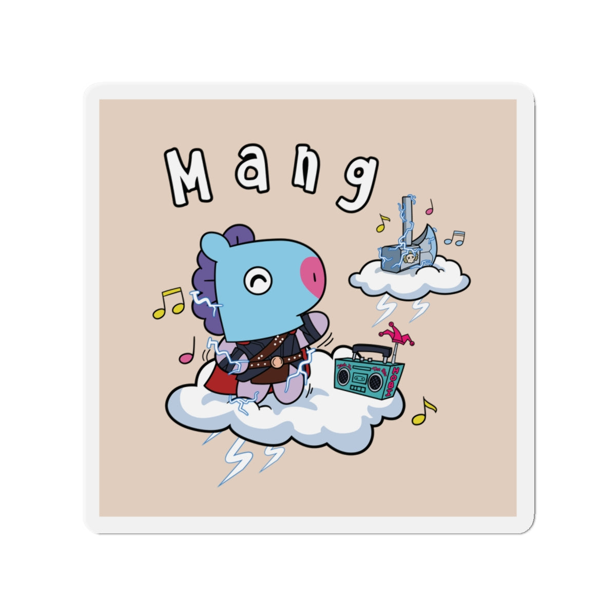 BT21 Mang Beige Magnet