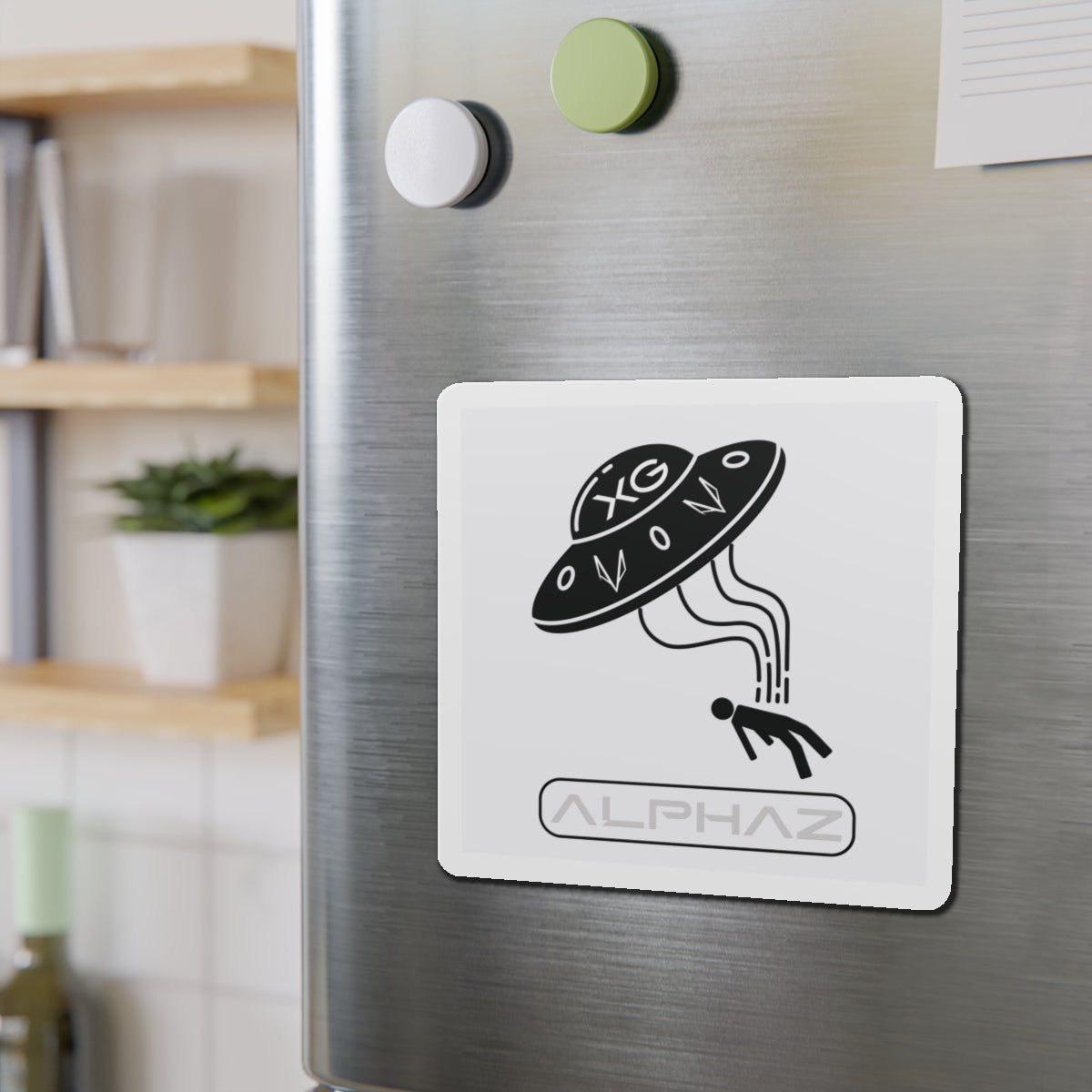 Light Gray XG Jurin Spaceship Magnet