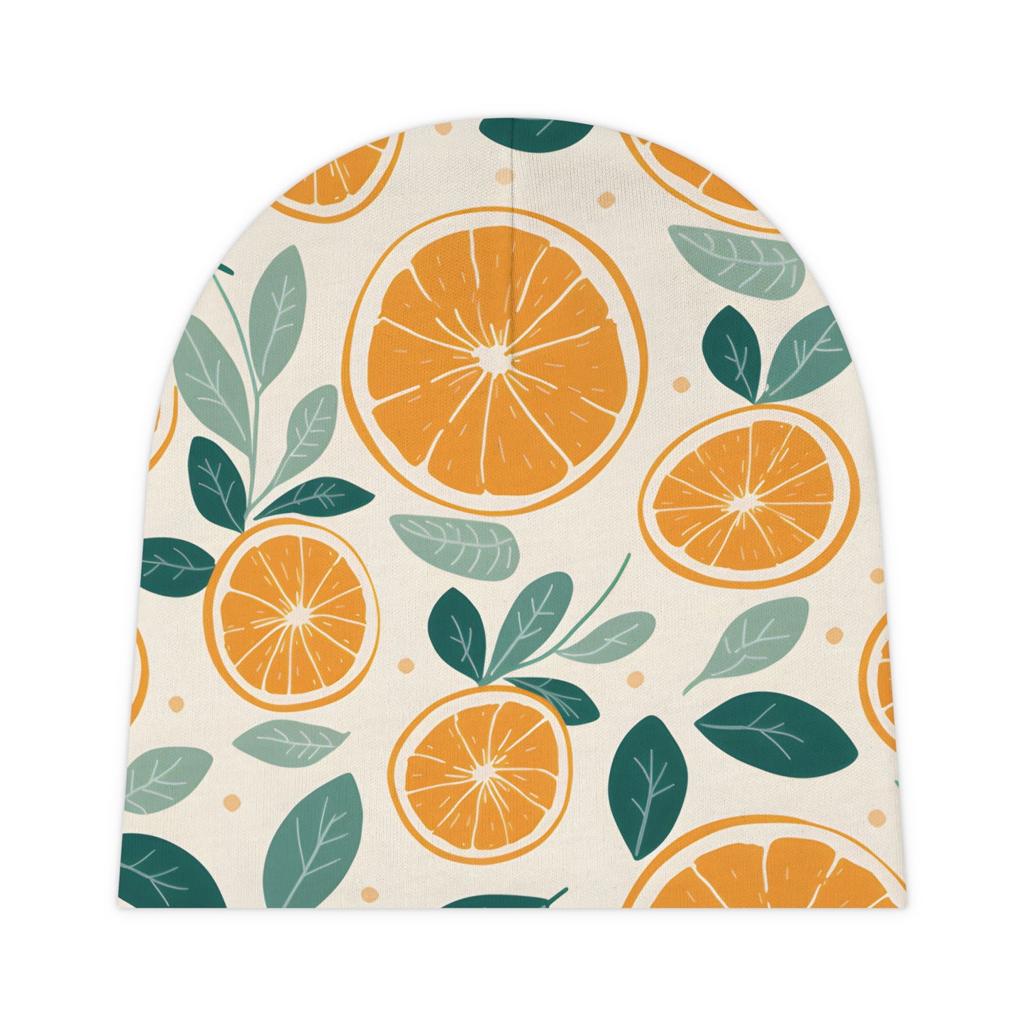 Newborn Baby Beanie Fruit Pattern Design