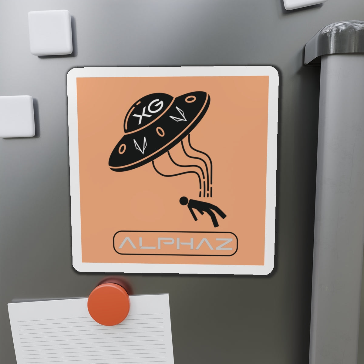 Orange XG Juria Spaceship Magnet