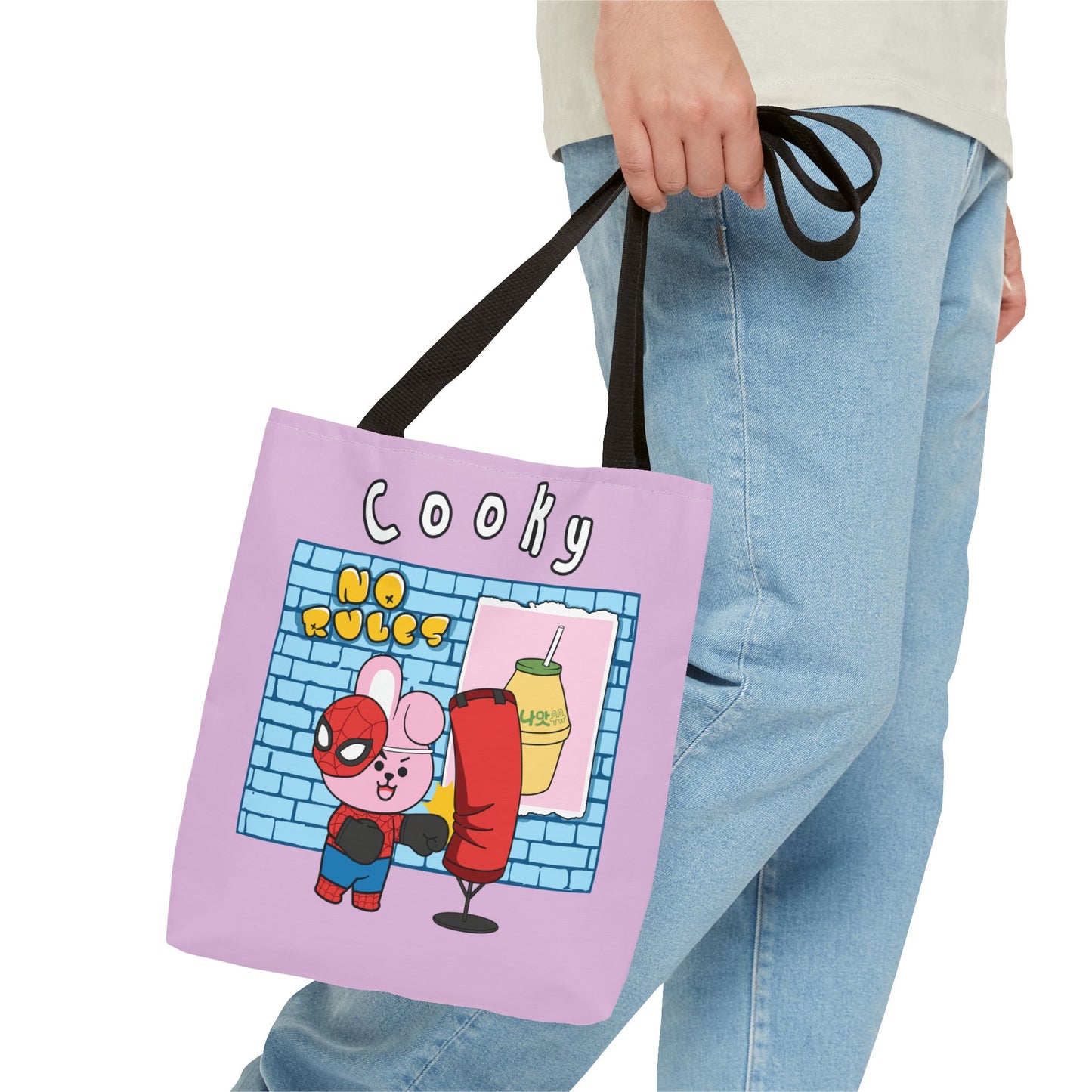 BT21 Cooky Purple Tote Bag Single Design