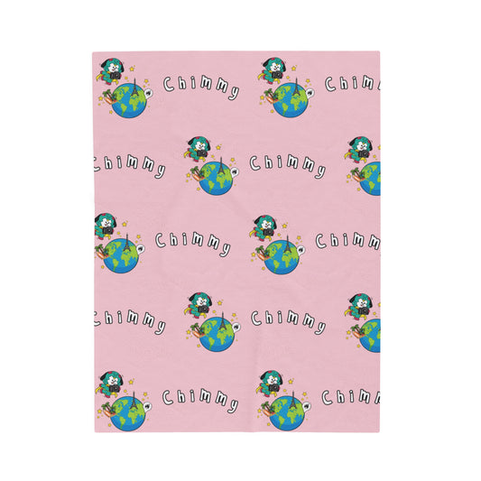 Pink Chimmy Blanket - BT21 Pattern Design