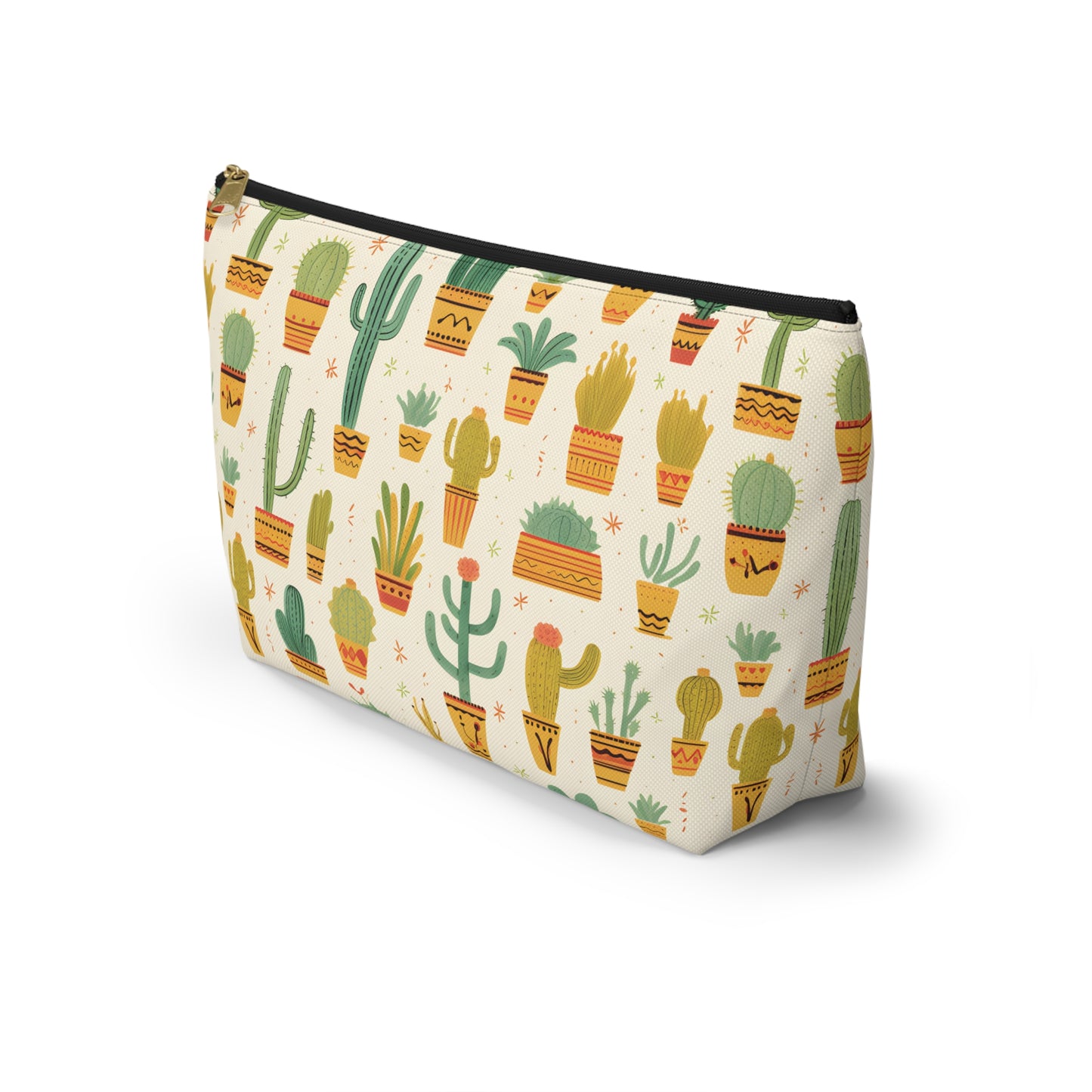 Cactus Pattern Travel Bag Design 10