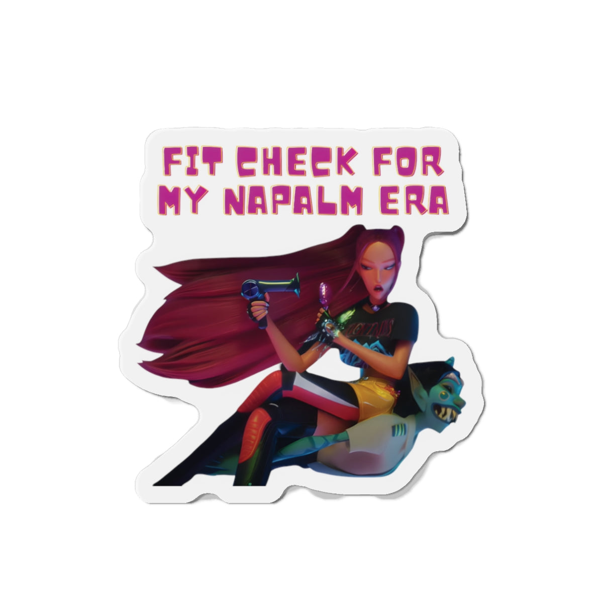 Kpop Demon Hunters Huntrix Mira Fit Check For My Napalm Era Magnet