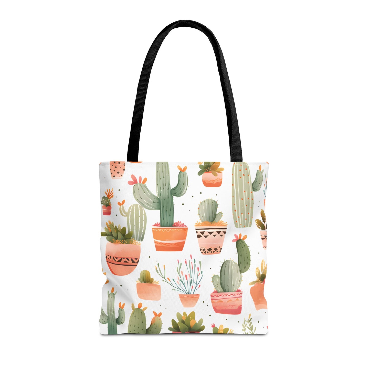Cactus Pattern Tote Bag Design 11