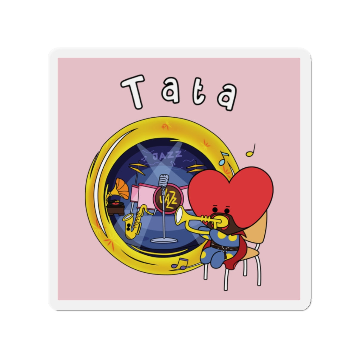 BT21 Tata Pink Magnet