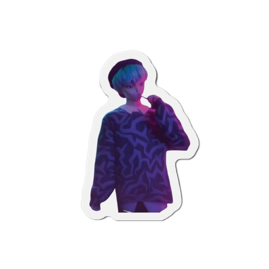 Kpop Demon Hunters Saja Boys Baby Saja Eating Sucker Magnet