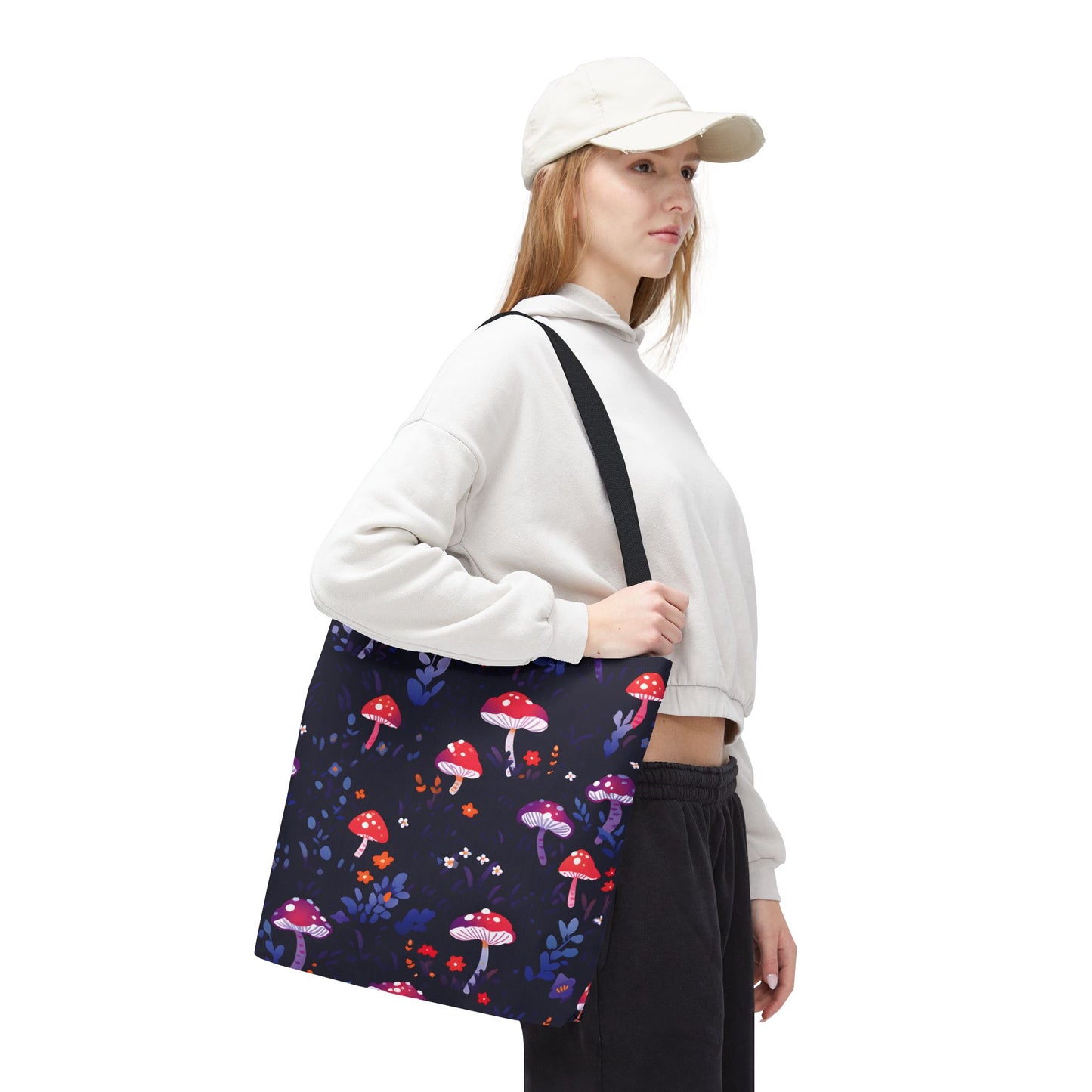 Mushroom Pattern Tote Bag Design 9