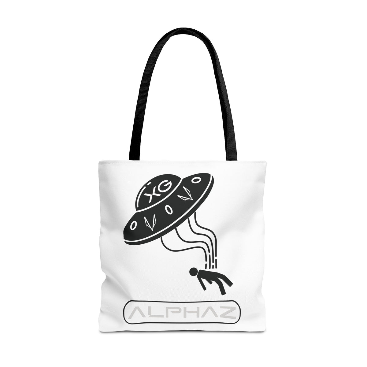 White Jurin XG Spaceship Tote Bag Design 8