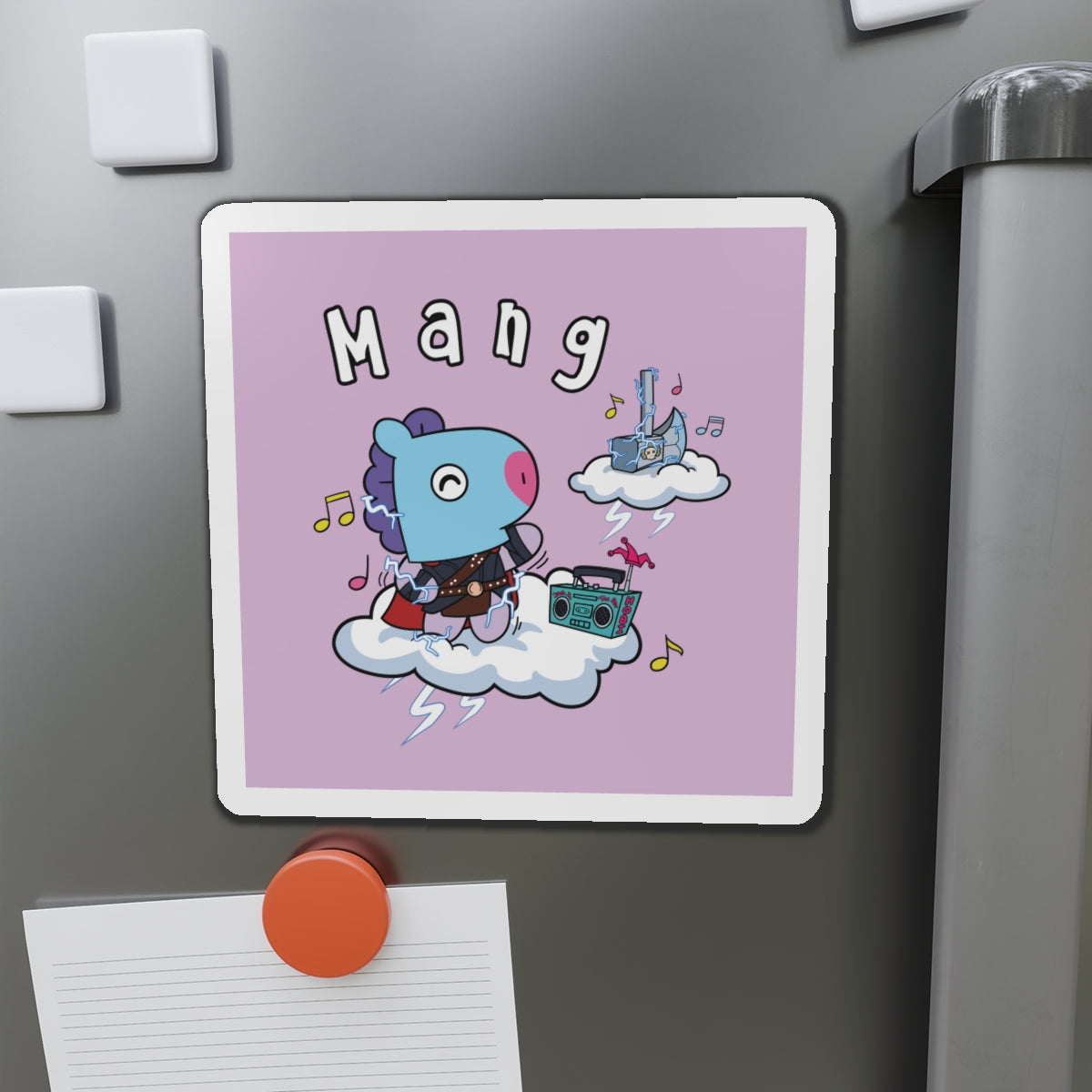 BT21 Mang Purple Magnet