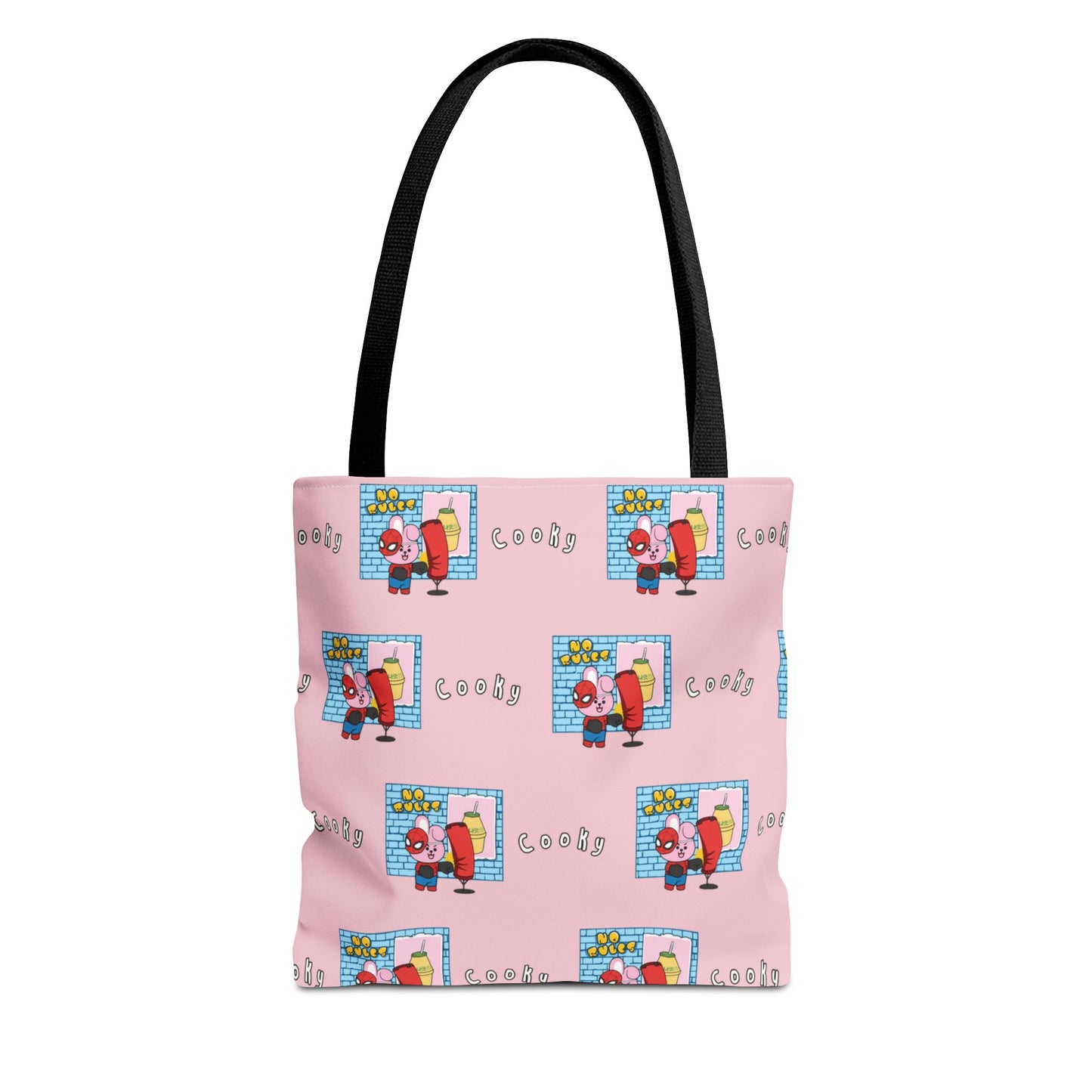 BT21 Cooky Pink Tote Bag Pattern Design