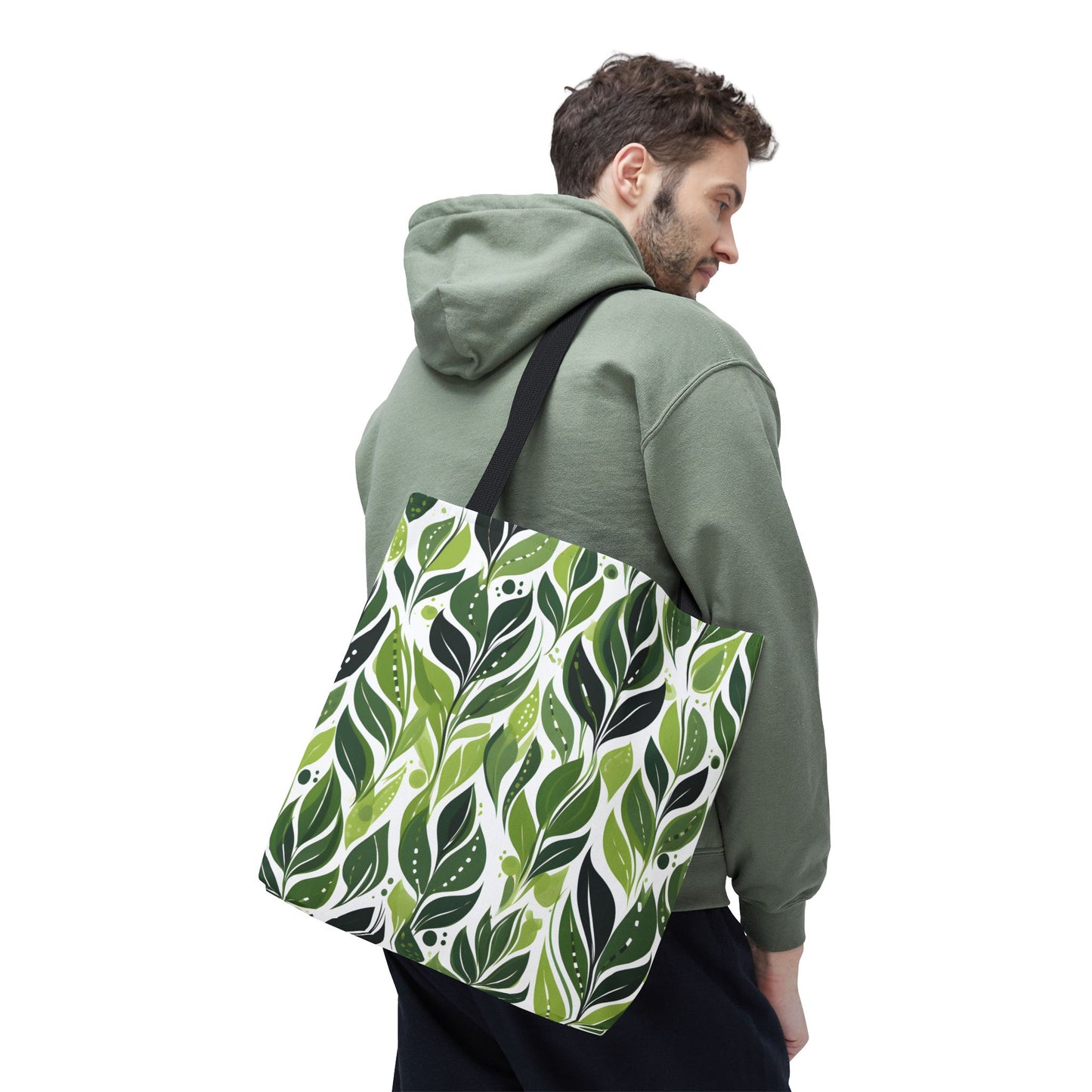 Plant Pattern Tote Bag Design 4
