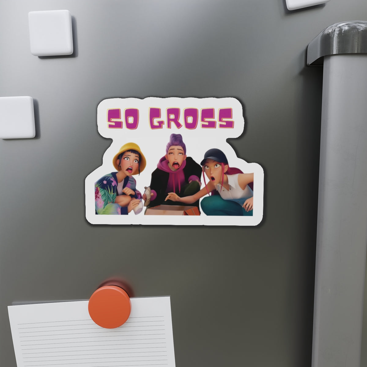 Kpop Demon Hunters Huntrix Rumi Mira Zoey So Gross Magnet