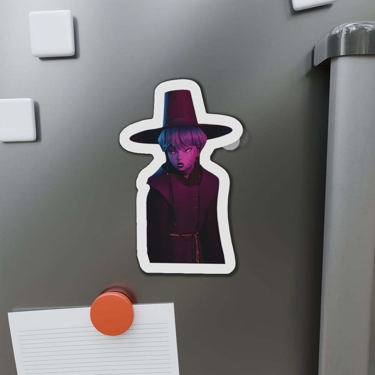 Kpop Demon Hunters Saja Boys Baby Saja Demon Form In Underworld Magnet