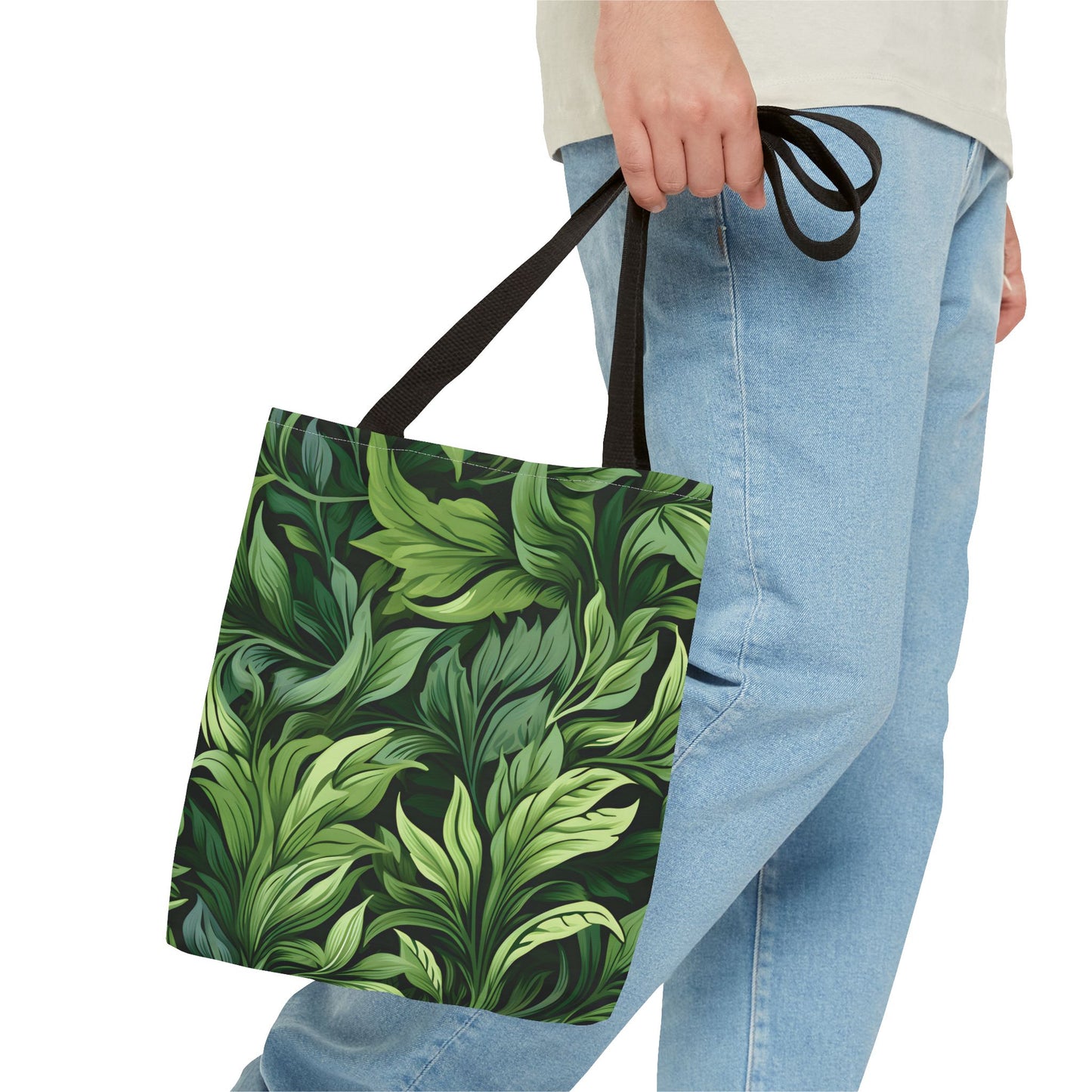 Plant Pattern Tote Bag Design 6