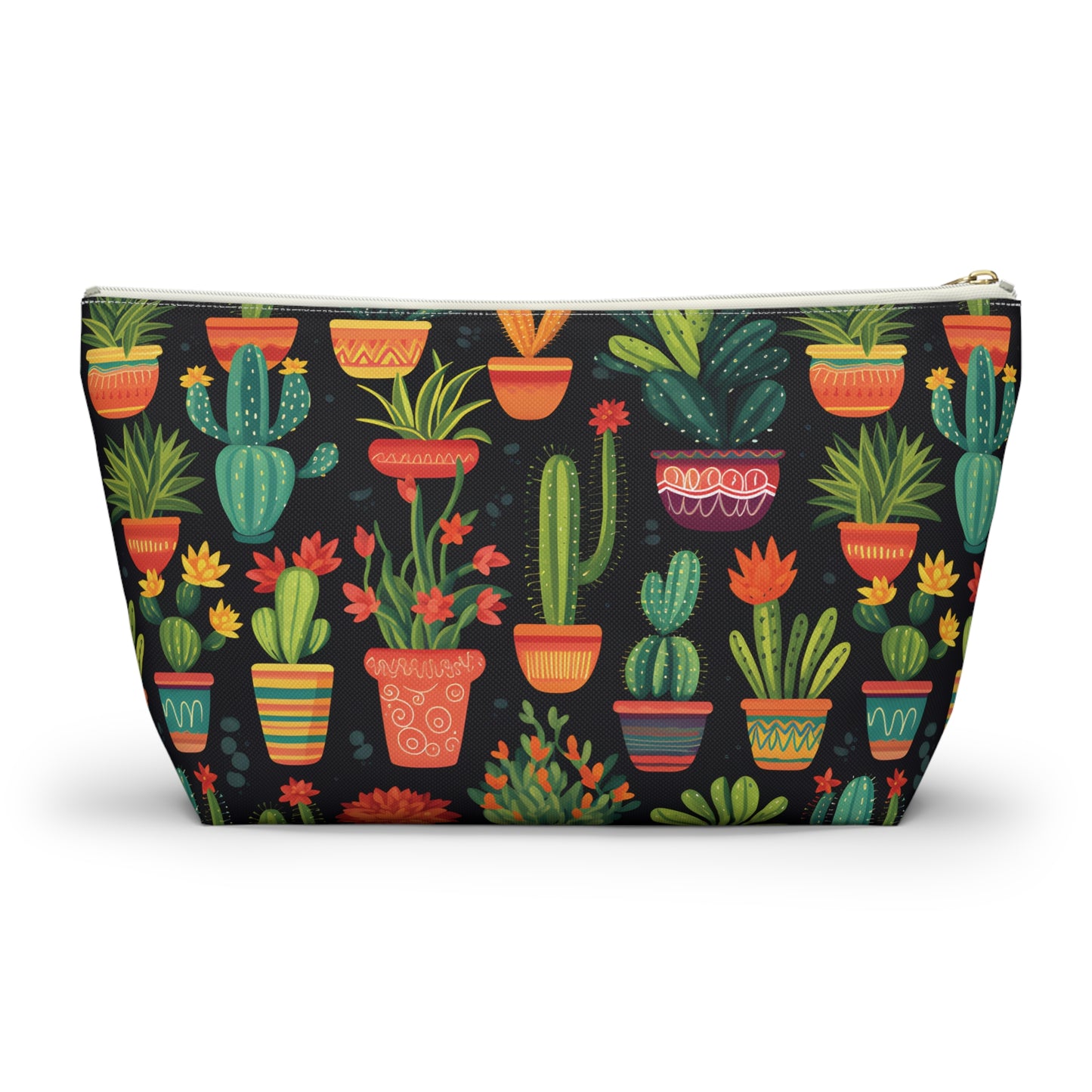 Cactus Pattern Travel Bag Design 5