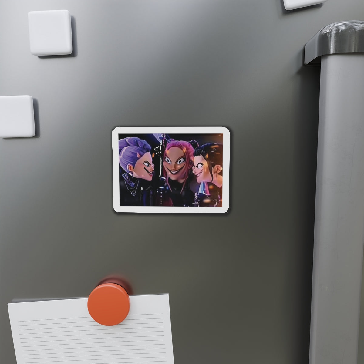 Kpop Demon Hunters Huntrix Rumi Mira Zoey Scheming Against Saja Boys Meme Magnet