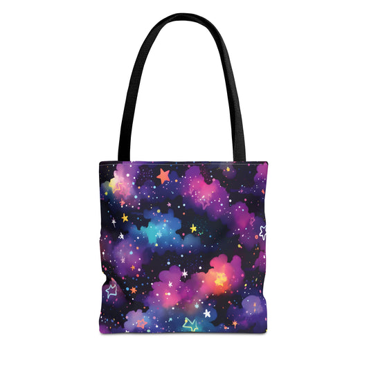 Colorful Space Pattern Tote Bag Design 1