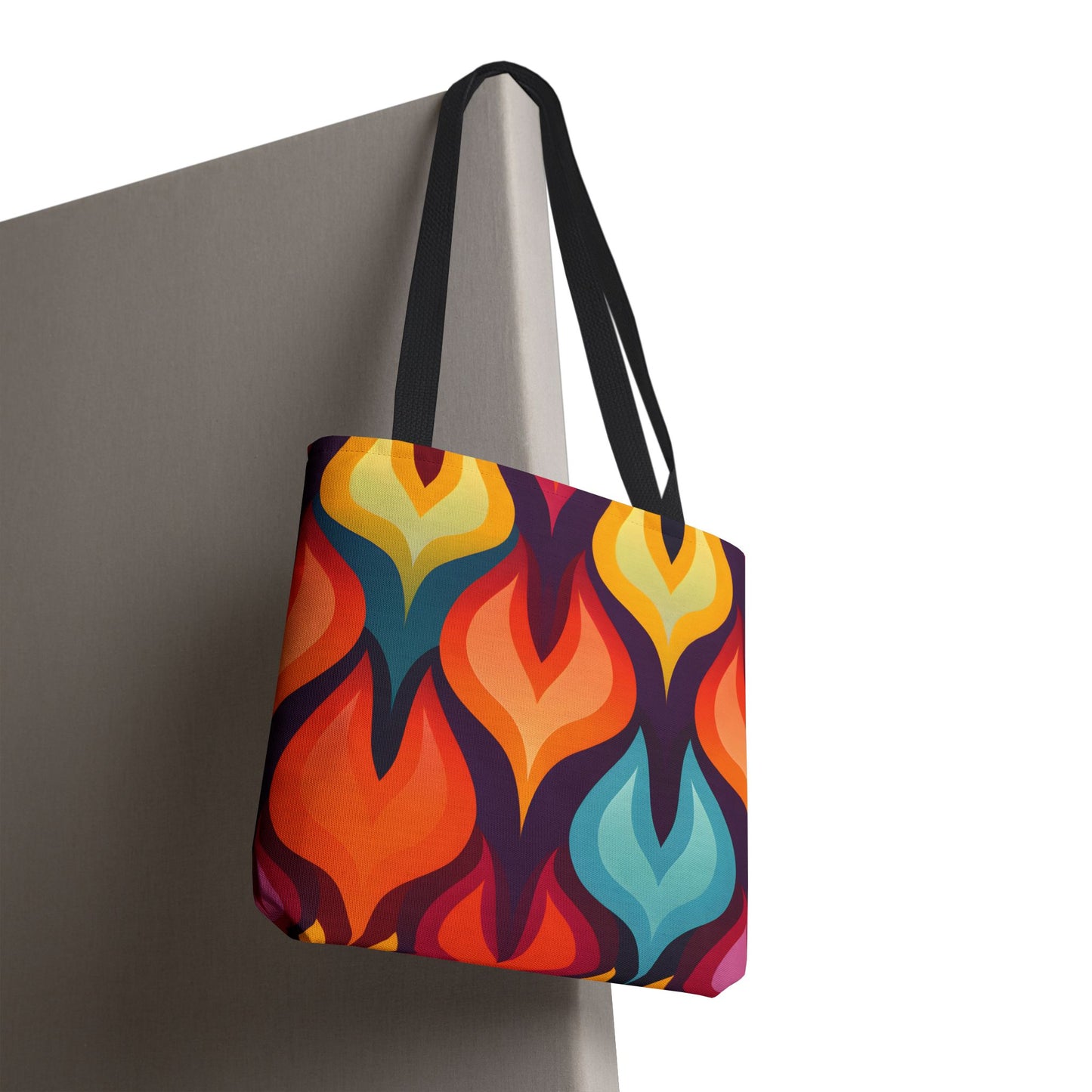 Retro Pattern Tote Bag Design 2
