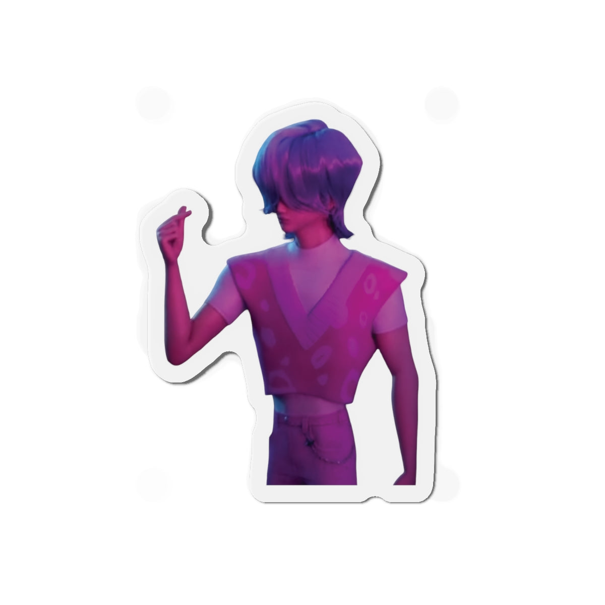 Kpop Demon Hunters Saja Boys Mystery Saja Finger Heart In Underworld Magnet