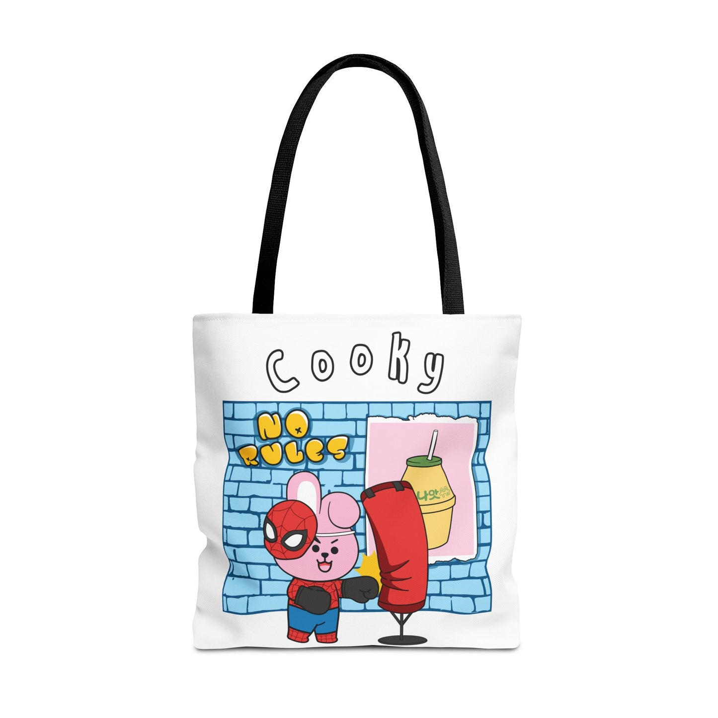 BT21 Cooky White Tote Bag Single Design