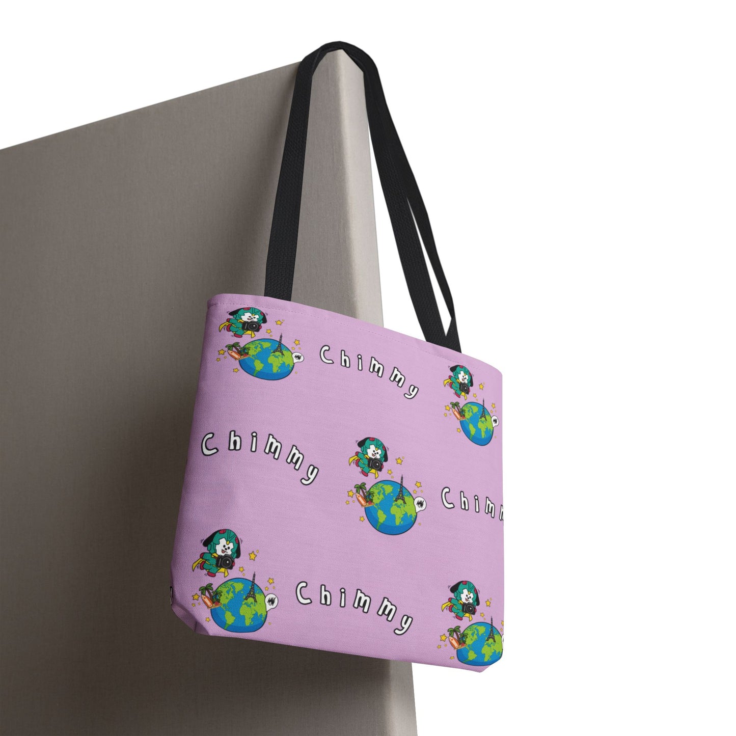 BT21 Chimmy Purple Tote Bag Pattern Design