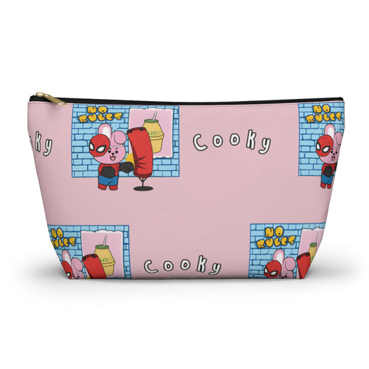 BT21 Cooky Pink Pattern Travel Bag