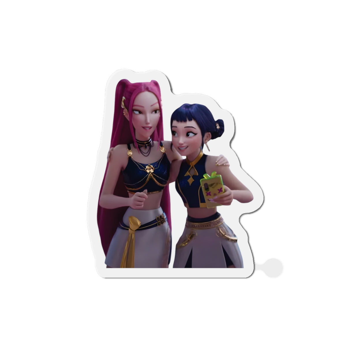 Kpop Demon Hunters Huntrix Mira And Zoey Golden Magnet