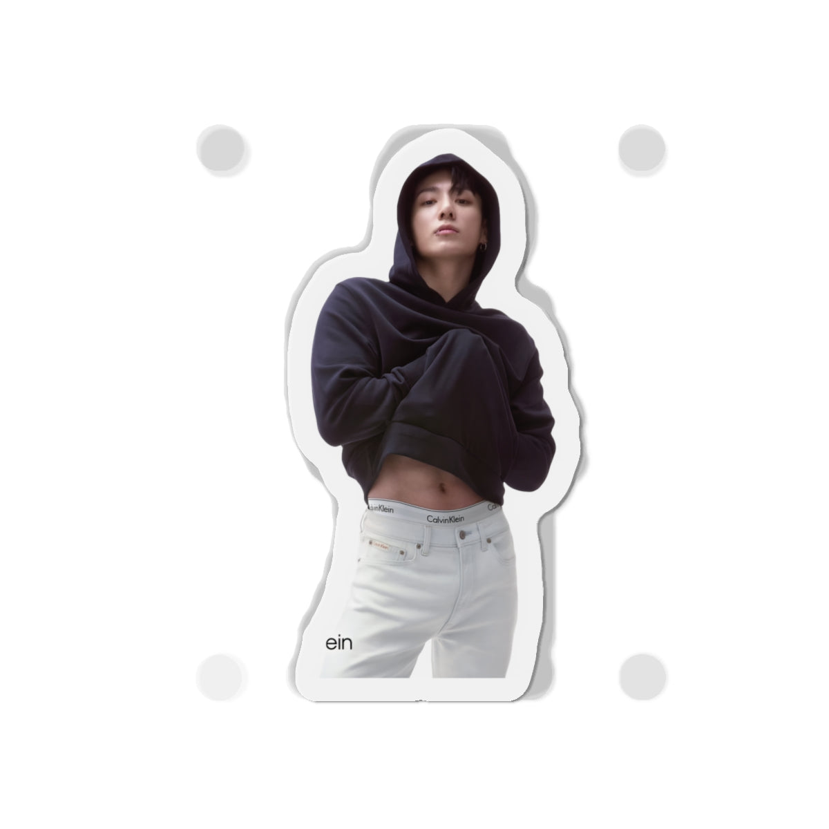Jeon Jungkook Calvin Klein Photoshoot Wearing A Hoodie Magnet