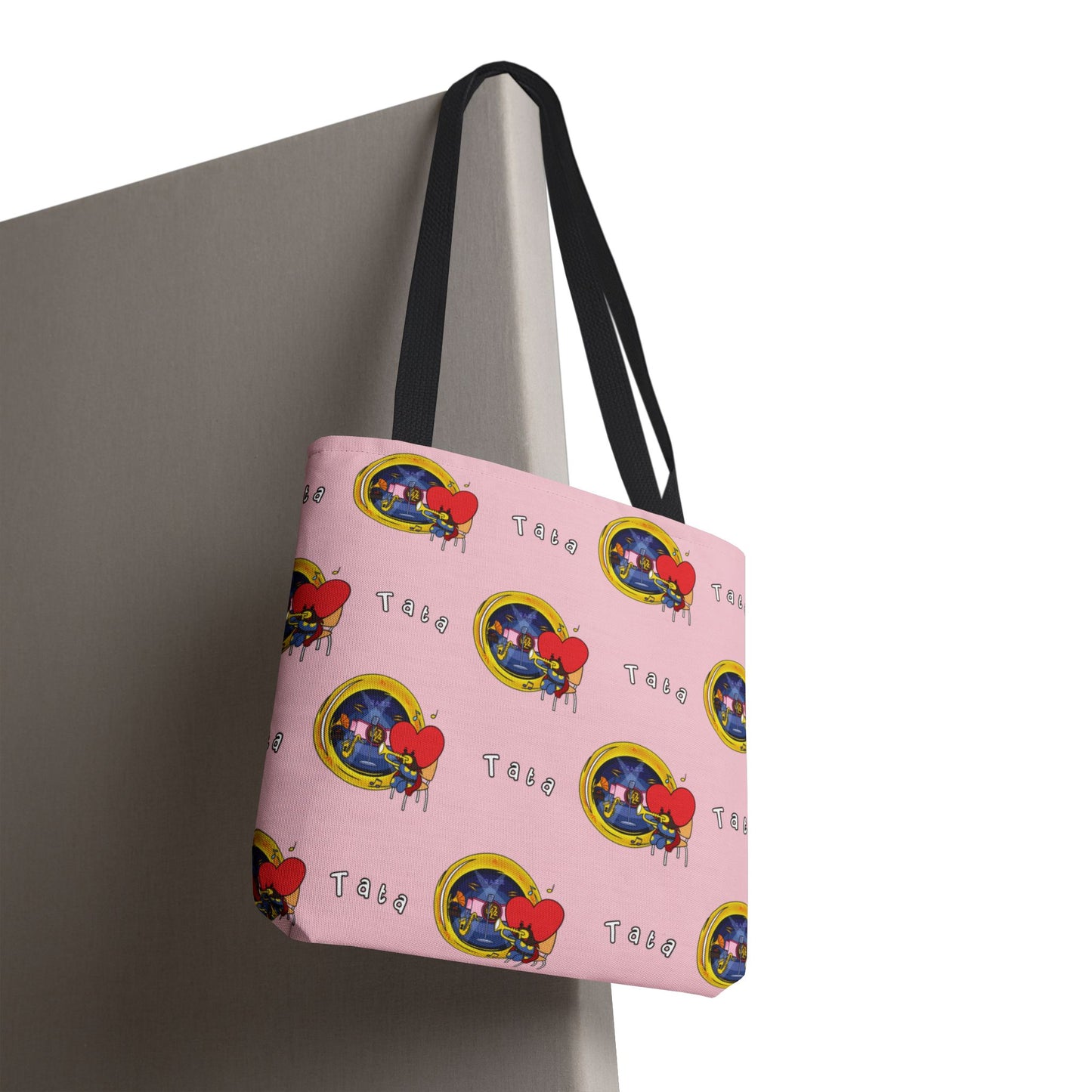 BT21 Tata Pink Tote Bag Pattern Design