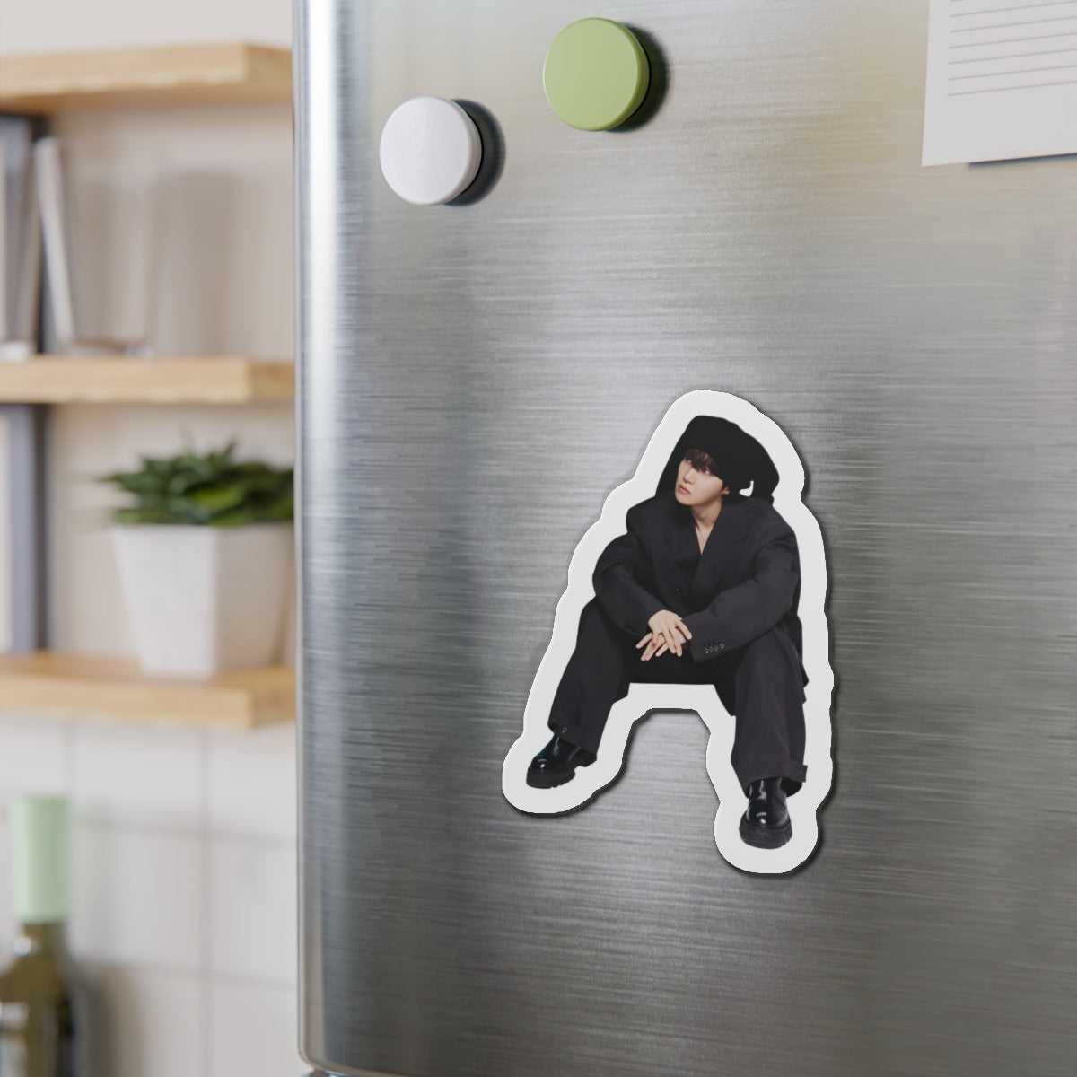 Jhope Jack In The Box All Black Outfit Magnet