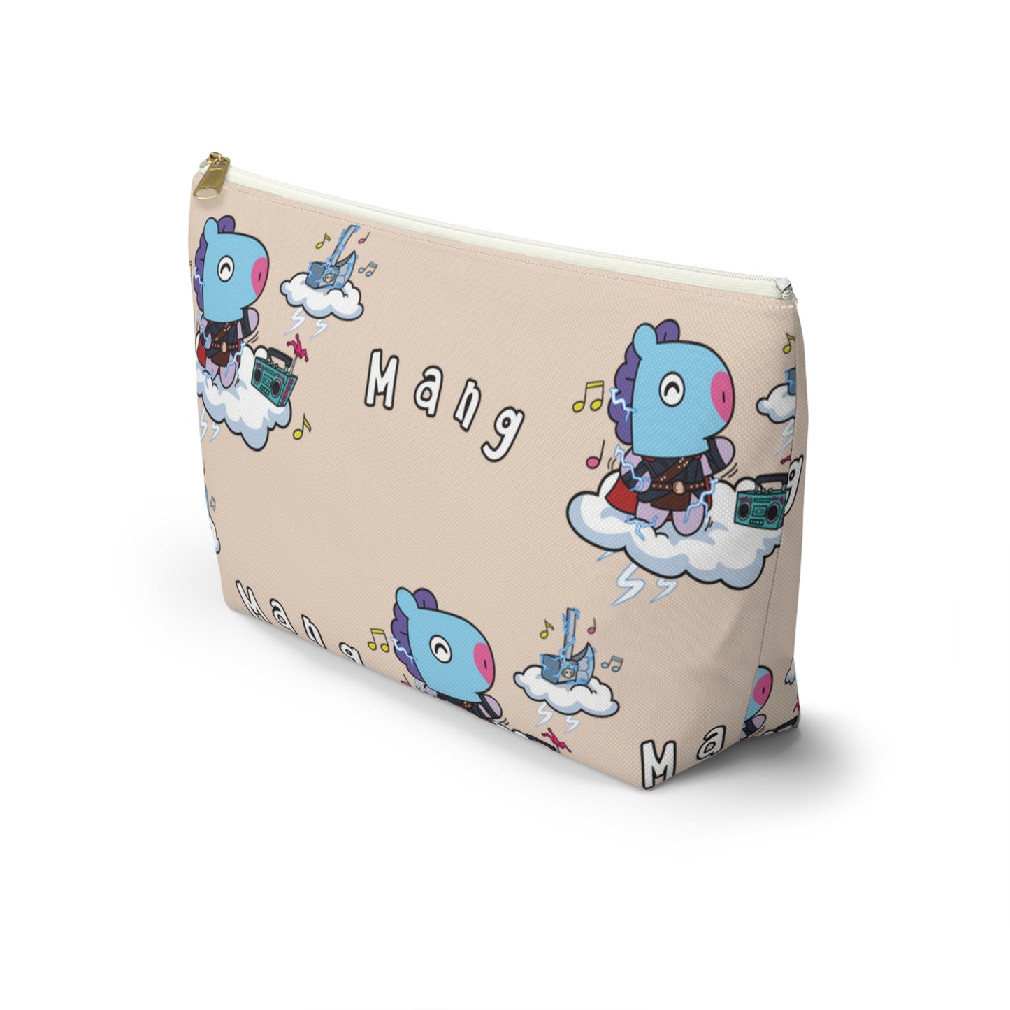 BT21 Mang Beige Pattern Travel Bag