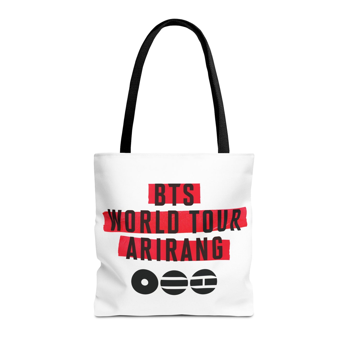 BTS Arirang 2026 World Tour Logo Design 3 White Tote Bag