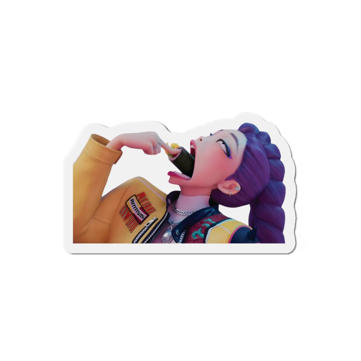 Kpop Demon Hunters Huntrix Rumi Eating Gimbap Magnet