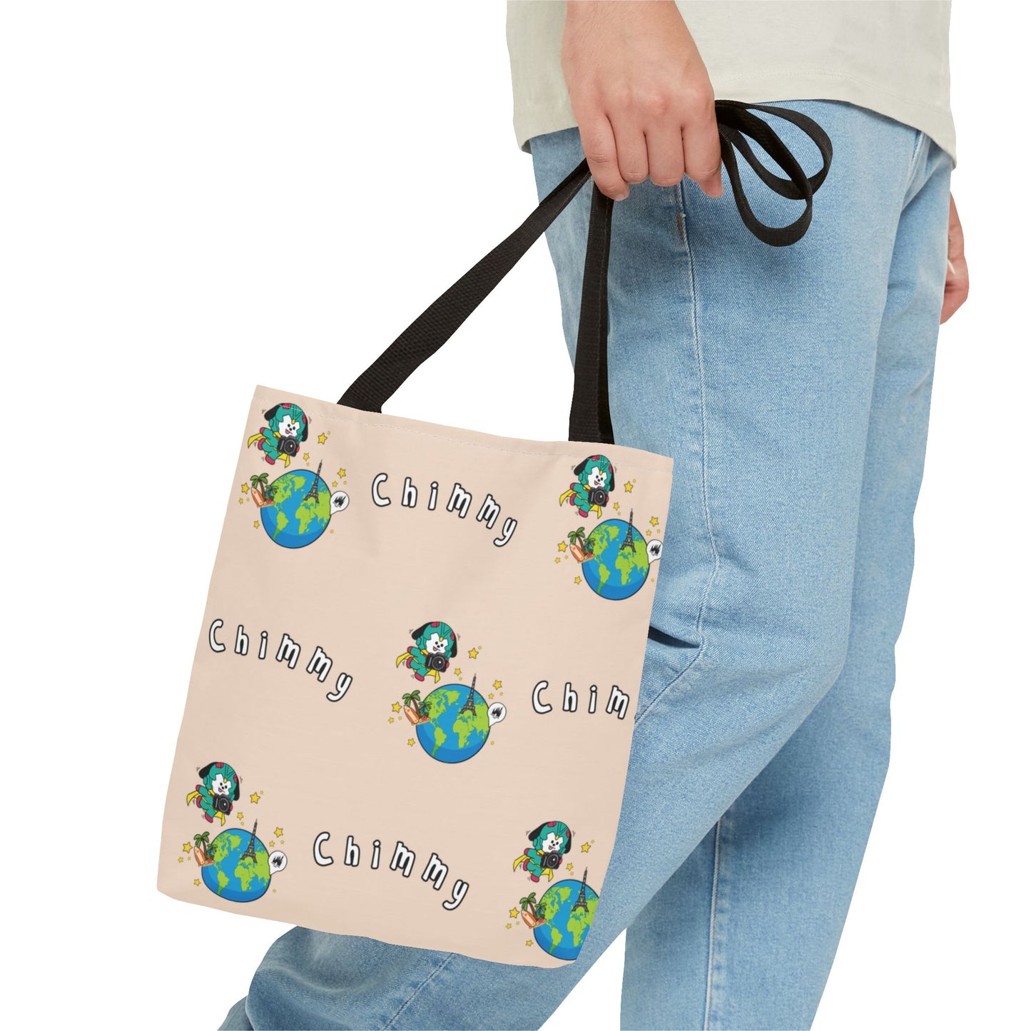 BT21 Chimmy Beige Tote Bag Pattern Design