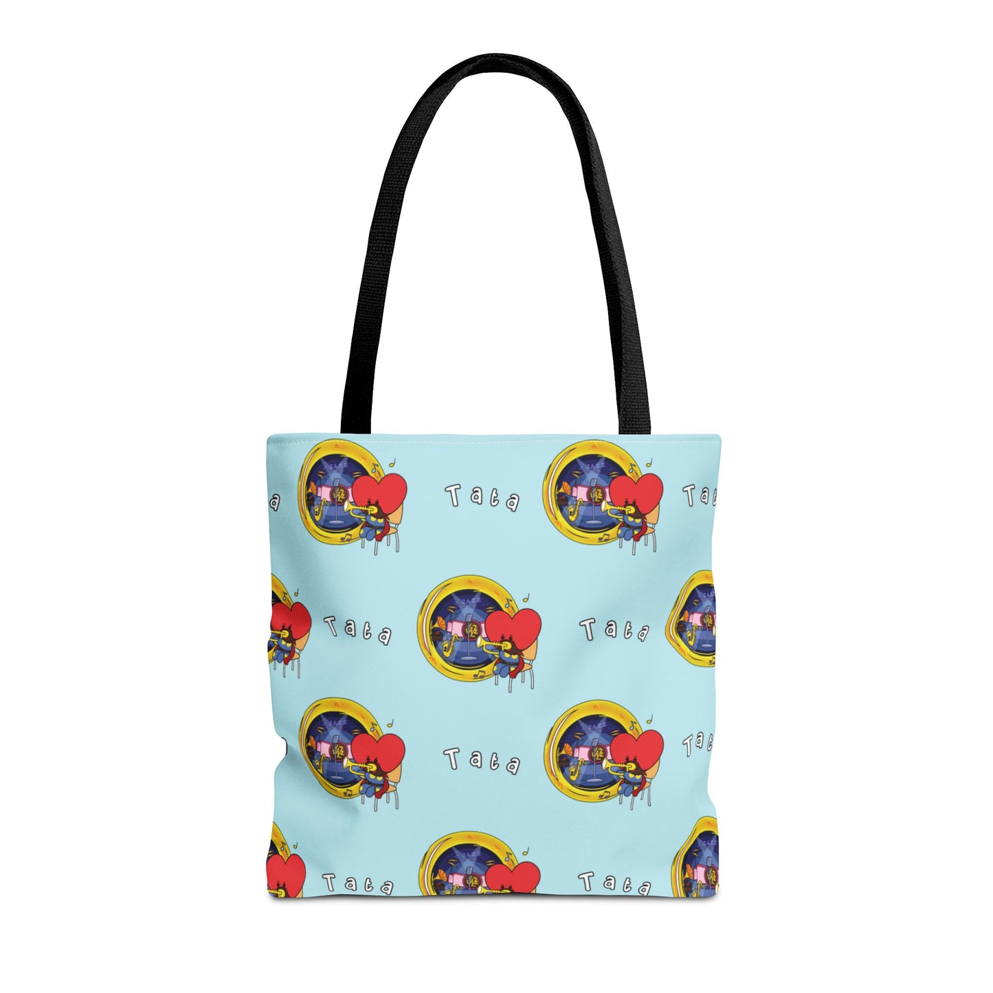 BT21 Tata Blue Tote Bag Pattern Design