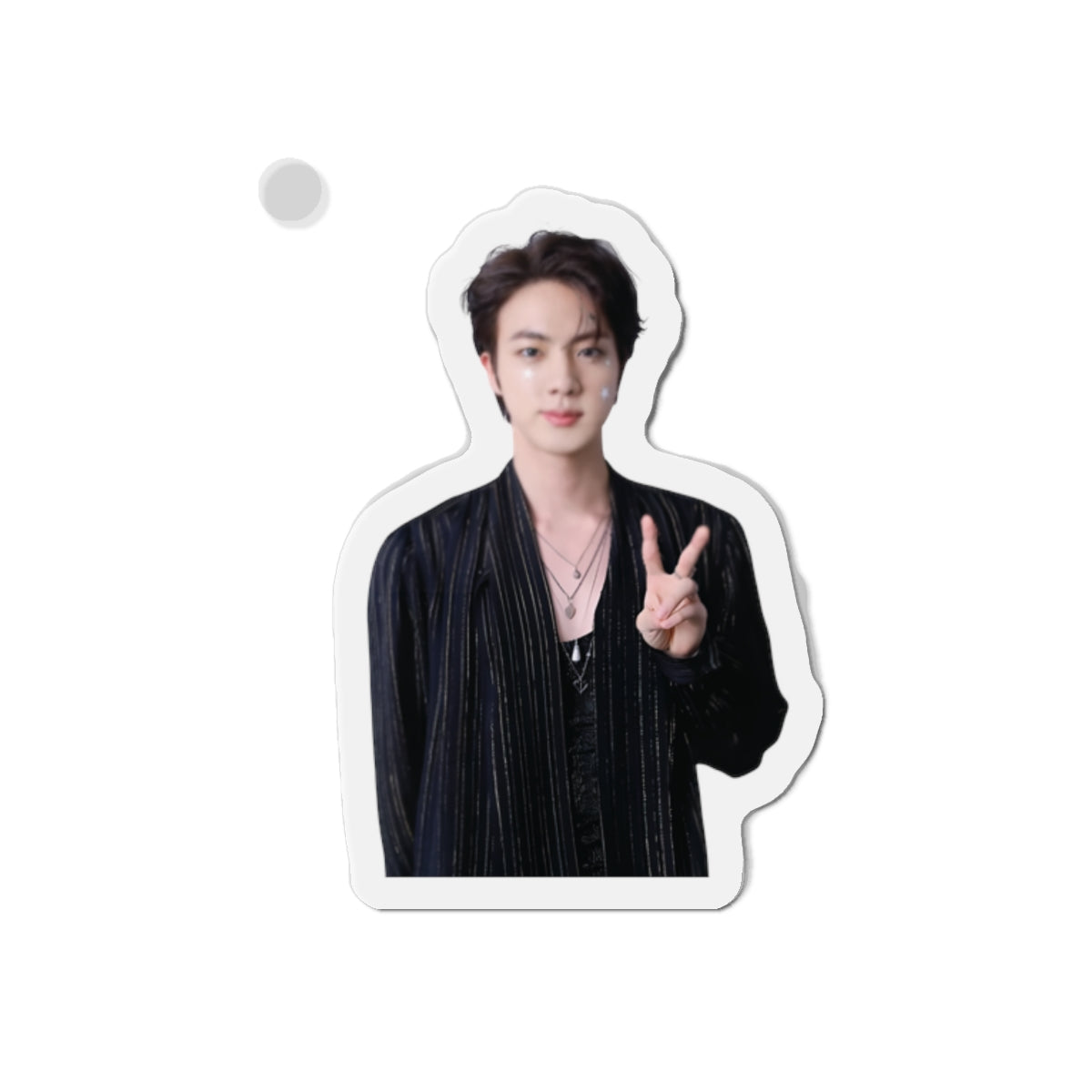 Kim Seokjin Don't Say You Love Me Single Stars on his Face Jin Magnet