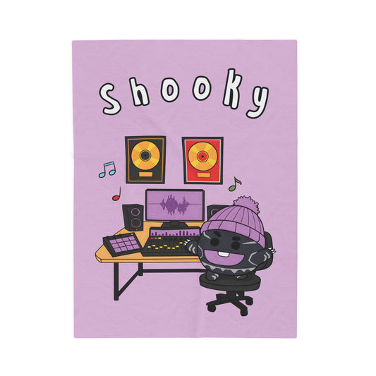 Purple Shooky Blanket - BT21 Single Design