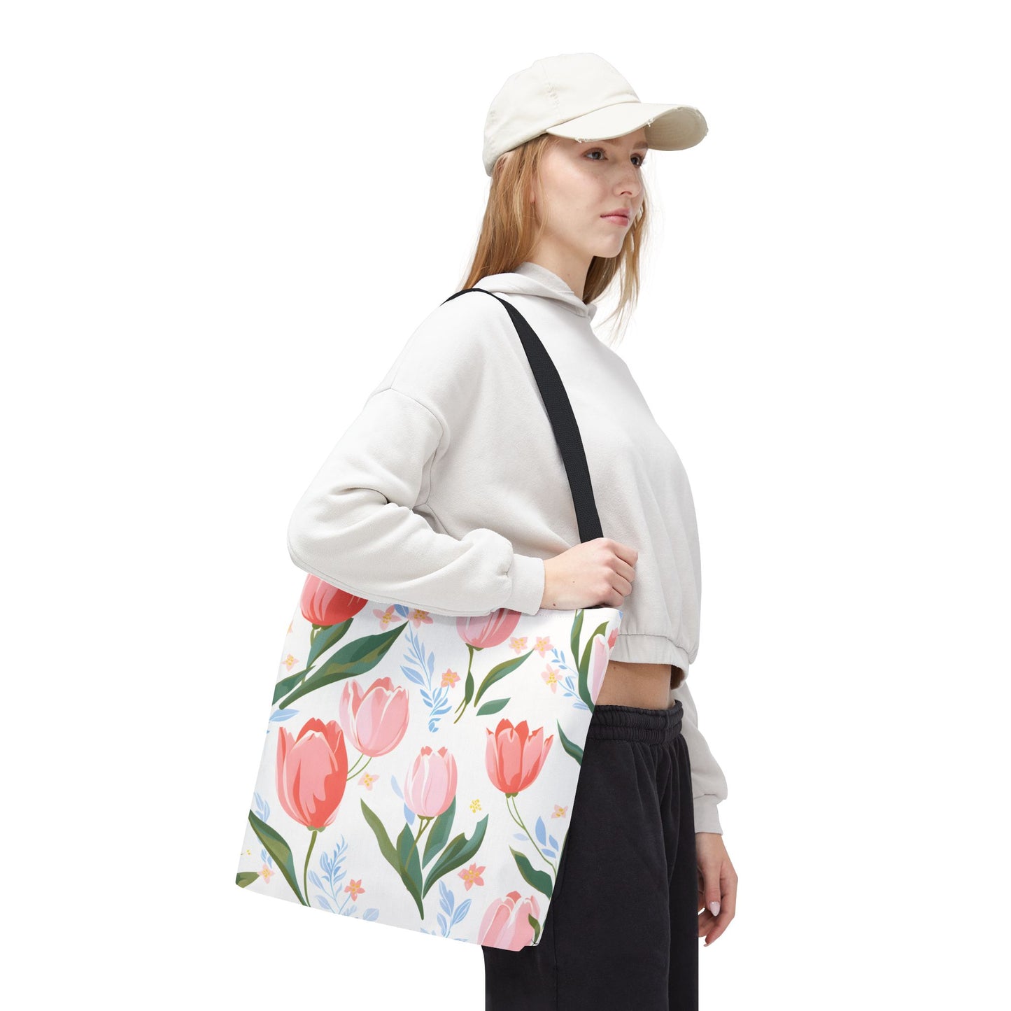 Tulips Pattern Tote Bag Design 7